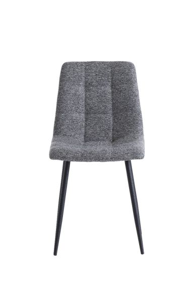 ESME FABRIC DINING CHAIR - DARK GREY