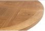 CARSON 1.2m ROUND OAK VENEER DINING TABLE