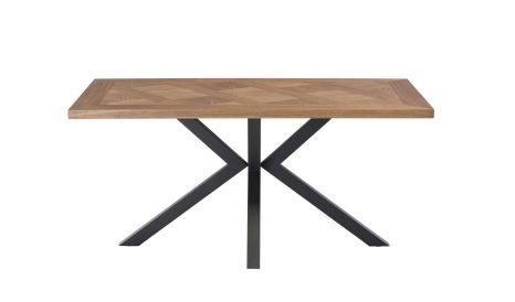 HUGO 1.6m OAK VENEER DINING TABLE