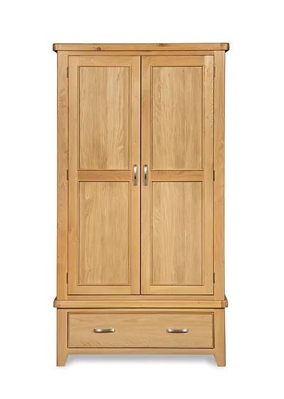 SLIGO OAK 2 DOOR / 1 DWR WARDROBE