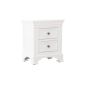 SAM WHITE 2 DWR BEDSIDE CHEST