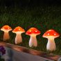 SET 4 FAIRY MUSHROOM STAKE LIGHTS