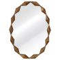 70x97 GOLD OVAL WALL MIRROR 