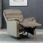 SAVOY TAUPE E/RECLINING ARMCHAIR