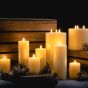 6x6 LUXE COLLECTION  LED IVORY CANDLE