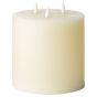 6x6 LUXE COLLECTION  LED IVORY CANDLE