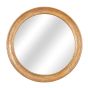 90cm HAND HAMMERED ROUND WALL MIRROR 