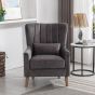 CHARLOTTE ARMCHAIR - GRAPHITE