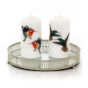 7x14cm BIRDS PILLAR CANDLE