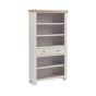 SALCOMBE LARGE BOOKCASE - LT GREY