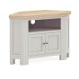 SALCOMBE CORNER TV UNIT - LT GREY