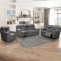 LEROY GREY 2 SEATER ELECTRIC RECLINING SOFA