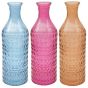 30cm REFLEX BOTTLE VASE - 3 ASST