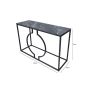 ALORA BLACK CONSOLE TABLE