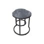 ALORA BLACK NEST OF 2 ROUND TABLES