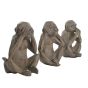 SET OF 3 CHEEKY MONKEYS FIGURINE