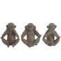 SET OF 3 CHEEKY MONKEYS FIGURINE