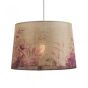 12" FLOWER DRUM SHADE ROSE