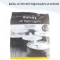 20pk WHITE 8hr BURN NIGHT LIGHTS