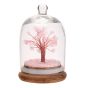 ROSE QUARTZ GEMSTOME DOME TREE