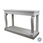 WARM GREY SCROLL CONSOLE TABLE