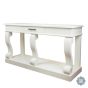 IVORY SCROLL SIDEBOARD TABLE W/DRAWER