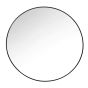 90cm MODENA BLACK ROUND WALL MIRROR