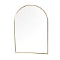 66x96cm MODENA GOLD ARCH WALL MIRROR