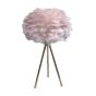 50cm PINK FEATHER T/LAMP