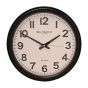 30cm OFFICE STYLE BLACK WALL CLOCK