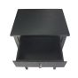 LINDON 1 DRAWER END TABLE BLACK