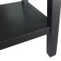 LINDON 1 DRAWER END TABLE BLACK