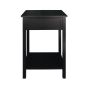 LINDON 1 DRAWER END TABLE BLACK