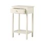 LINDON 1 DRAWER END TABLE WHITE