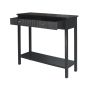 LINDON 2 DRAWER CONSOLE TABLE BLACK