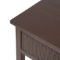 LINDON 2 DRAWER CONSOLE TABLE WALNUT BROWN