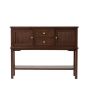 LINDON 2 DOOR 2 DRAWER SIDEBOARD WALNUT BROWN