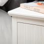 LINDON 2 DRAWER BEDSIDE CABINET WHITE