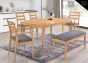 ORLANDO OAK 1.5m DINING TABLE