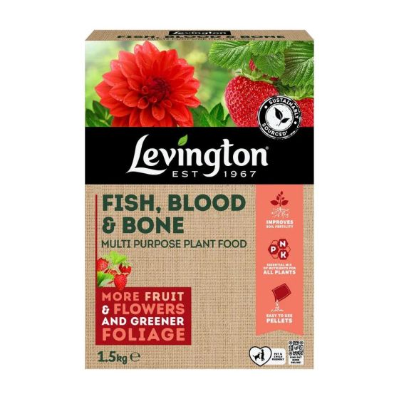 1.5kg LEVINGTON FISH BLOOD & BONE PLANT FOOD