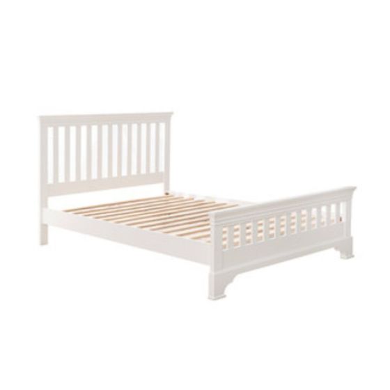 4'6" SAM WHITE BEDSTEAD