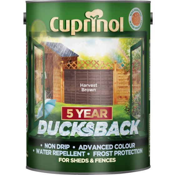 5lt CUPRINOL DUCKSBACK HARVEST BROWN