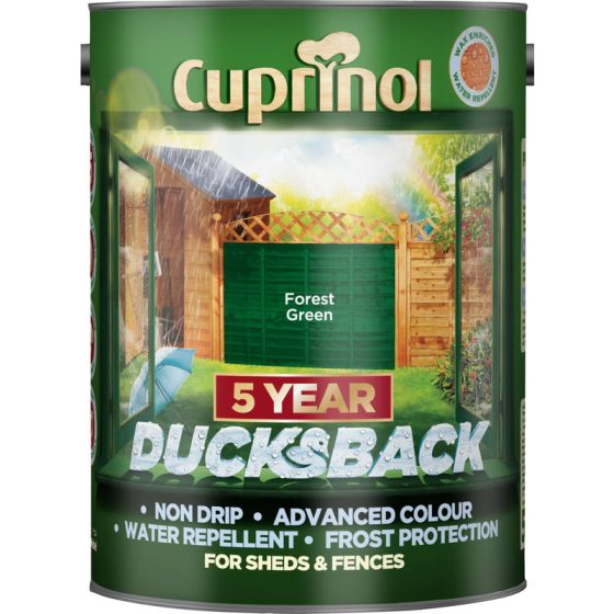 5lt CUPRINOL DUCKSBACK FOREST GREEN