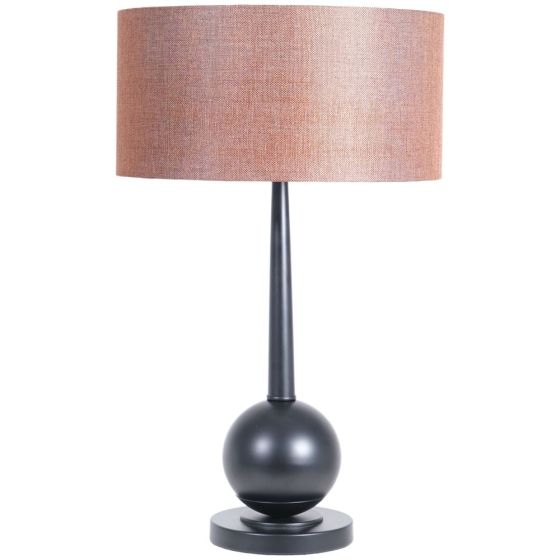 65cm LG BALL T/LAMP w/ TAN SHADE