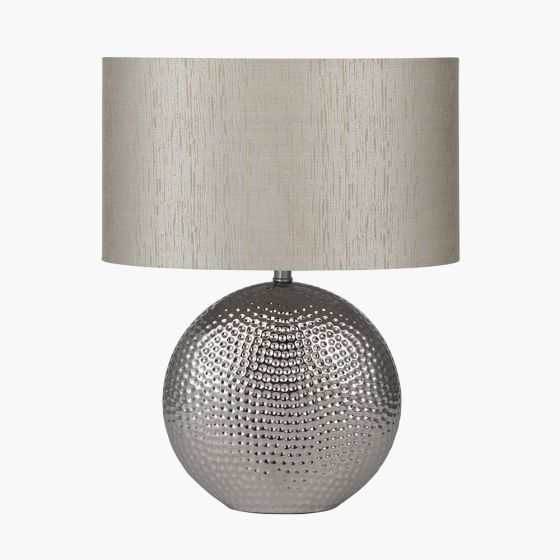 MABEL SILVER DOT T/LAMP