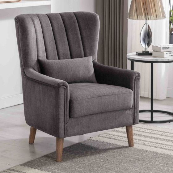 CHARLOTTE ARMCHAIR - GRAPHITE