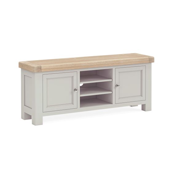 SALCOMBE 1.4m TV UNIT - LT GREY