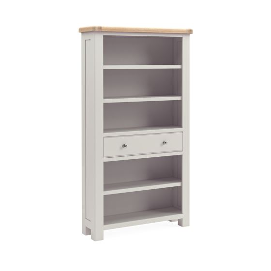 SALCOMBE LARGE BOOKCASE - LT GREY