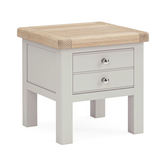 SALCOMBE LAMP TABLE - LT GREY