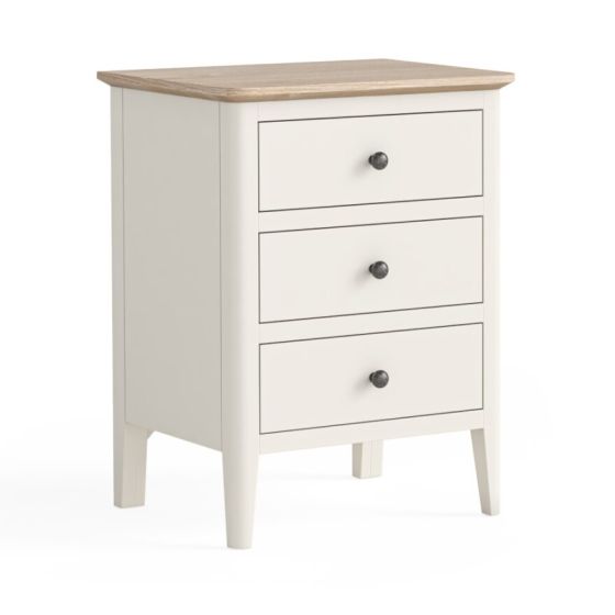 MARLOW BEDSIDE CHEST - COCONUT WHITE